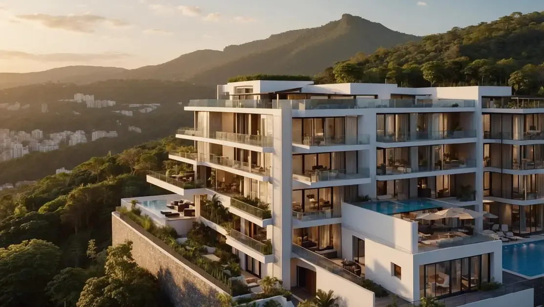 Panorama do Bairro Lourdes e Perfil das Coberturas